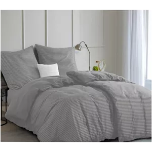 سرویس روتختی هتلی دو نفره 6 تکه طوسی روشن کوکو جم 200×160 سانتی متر