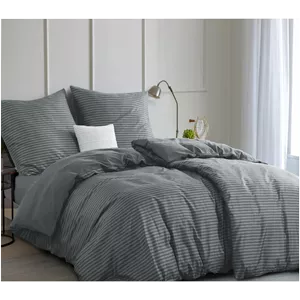 سرویس روتختی هتلی یک نفره 4 تکه طوسی کوکو جم 200×90 سانتی متر