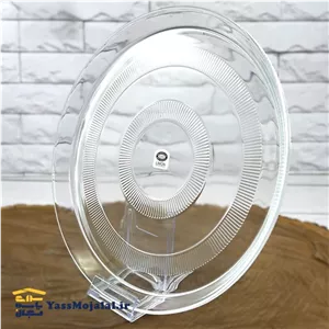 دیس گرد شیشه ای لیمون
