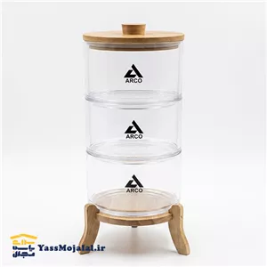 کندی باکس سه طبقه چوب آرکو
