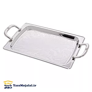 سینی استیل یک میل یونیک سایز متوسط کد 4011