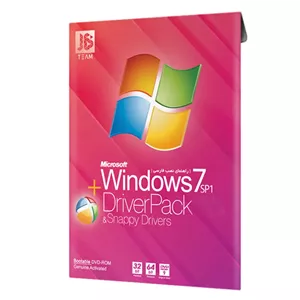 سیستم عامل ویندوز 7 بهمراه DriverPack و Snappy Drivers نشر جی بی تیم