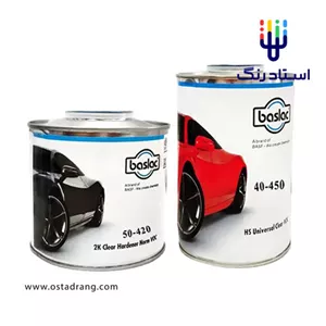 کلر 420-40 و هاردنر 420-50 دوقلو ضدخش باسلاک مدل Baslac Universal VOC Clear
