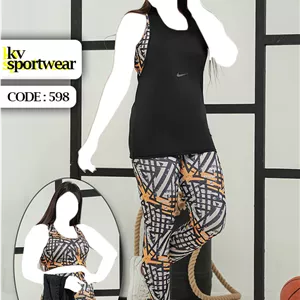 ست نیم تنه شلوار و کاور ورزشی زنانه Nike کد 01