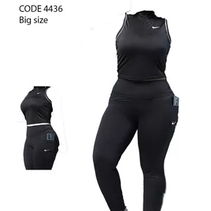 ست کراپ لگ سایز بزرگ ورزشی زنانه NIKE کد 0012