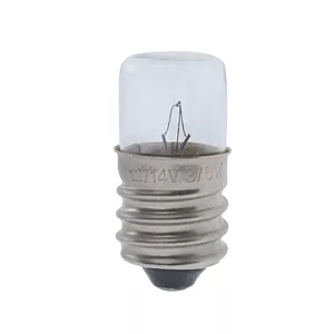 لامپ سیگنال رشته ای 24/30 ولت 3/5 وات مدل استوانه ای (Tubular) کد T10X40MM پایه پیچی (E10)