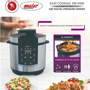 زود پز برقی مایر مدل MR4949( ضمانت اصالت کالا و ضمانت سالم رسیدن کالا به دست مشتری)