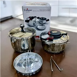 زودپز دو قلو 5 و 7 لیتر یونیک جنس عالی کیفیت درجه یک