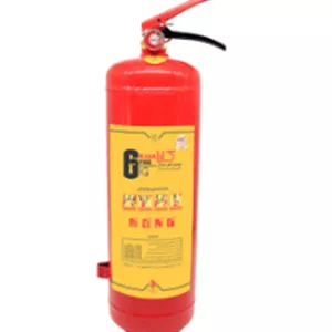 کپسول آتش نشانی ABC کارا6کیلوگرمی به انضمام نازل وبست دیواری /تائیددارآتش نشانی/