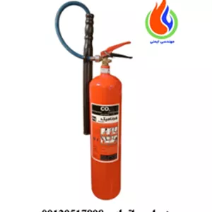 کپسول آتش نشانی(co2) گازی 4 کیلوگرمی هونامیک به انضمام نازل وبست دیواری