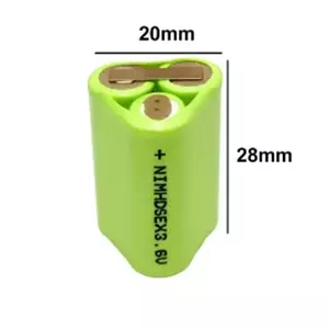 باتری نیکل متال 2/3 نیم قلمی 3.6 ولت با ظرفیت 300 میلی آمپر  2/3AAA