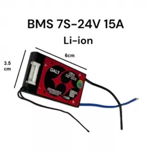 ماژول محافظ شارژ باتری لیتیوم آیون 7سل 15 آمپر برند دالی BMS Lithium ION 7cell DALY