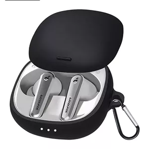 کیس محافظ سیلیکونی هدفون انکر مخصوص Anker Soundcore Liberty air 2 pro Silicon Caseآویز فلزی