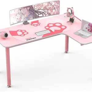 میز گیمینگ شکل L مدل EUREKA ERGONOMIC Gaming Desk - ارسال 20 الی 25 روز کاری