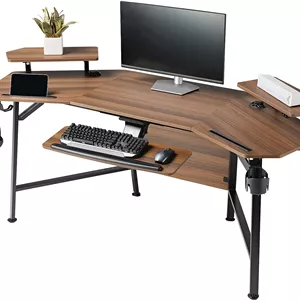 میز استودیو موسیقی به شکل بال مدل EUREKA ERGONOMIC 72 Computer Desk - ارسال 15 الی 20 روز کاری