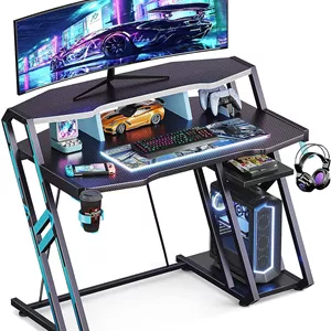 میز گیمینگ با قفسه ذخیره سازی مدل MOTPK Gaming Shelf 39 inch - ارسال 15 الی 20 روز کاری