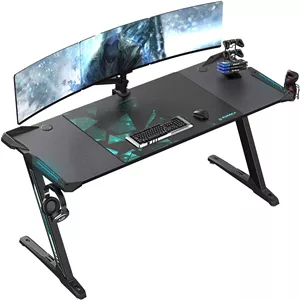 میز گیمینگ با چراغ های LED RGB مدل EUREKA ERGONOMIC Z60 Gaming - ارسال 15 الی 20 روز کاری