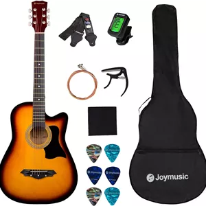 کیت گیتار آکوستیک JOYMUSIC مدل JG-38C، 3TS - ارسال 15 الی 20 روزه کاری