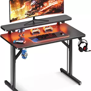 میز گیمینگ کوچک با چراغ های ال ای دی مدل Small Gaming Desk - ارسال 15 الی 20 روز کاری