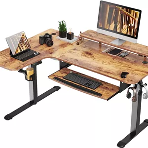 میز گیمینگ مدل EUREKA ERGONOMIC L Shaped Electric - ارسال 15 الی 20 روز کاری
