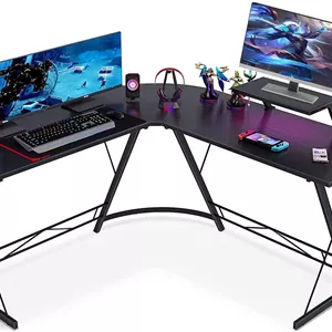 میز گیمینگ شکل L مدل L Shaped Gaming Desk Corner Computer Desk - ارسال 15 الی 20 روز کاری