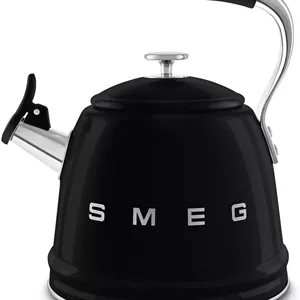 SMEG Retro Stovetop Whistling Kettle  2.4Q (Black) - ارسال 15 الی 20 روز کاری