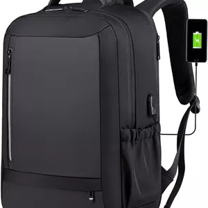 SPAHER Cabin Bag 40x30x20 New Easyjet Laptop Backpack for School Expandable Travel Backpack 17Inch Hand Luggage Backpack Hand Cabin Carry On Bag Luggage Approved Holdall Rucksack Flight Bag Black - ارسال 15 الی 20 روز کاری