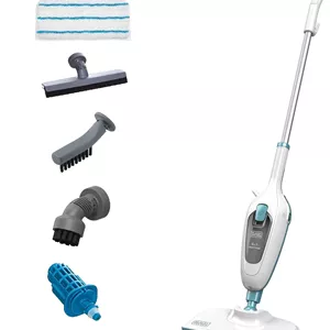 BLACK DECKER 5-in-1 Steam Mop with Superheated Steam with 5 Accessories Swivel Head 1300 W 380 ml White FSMH13E5-B5 - ارسال 15 الی 20 روز کاری