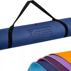 Non-Slip Yoga Mat with Printed Lines - 183 x 61 cm 0.6 mm Thickness - TPE Double Layer Fitness Mat for Yoga Pilates Exercise - Eco-Friendly Workout Mat for Home or Gym Pink Color - ارسال 15 الی 20 روز کاری
