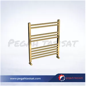 حوله خشک کن طلایی براق لول