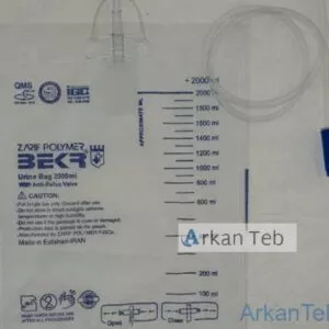 کیسه ادرار شیر دار صلیبی استریل بکر 2300 سی سی ( ارسال از تهران )