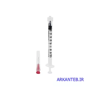 سرنگ انسولین لوئرلاک حلما طب سر سوزن جدا پیچی ( ارسال از تهران )
