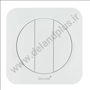 کلید سه پل مدل آدا سفید (مکانیزم قاب)