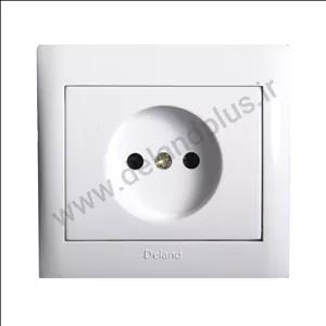 پریز برق مدل آریا سفید یک تکه