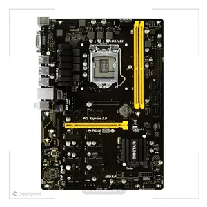مادربرد BIOSTAR TB250-BTC V6.3 استوک | پشتیبانی 12 کارت گرافیک