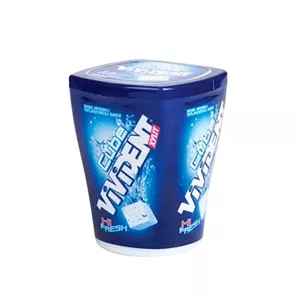 آدامس ویویدنت نعناعی مکعبی Hi fresh وزن 86 گرم