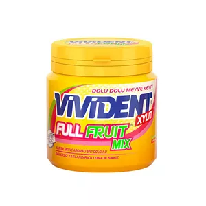 آدامس ویویدنت میکس میوه ای Full fruit mix وزن 90 گرم