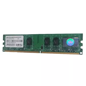 رم استوک دسکتاپ 2 گیگابایت DDR2 باس 800 گیل مدل GEIL 2GB PC2-6400 CL=5-5-5-15 GX24CB6400DC
