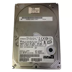 هارد استوک اینترنال دسکتاپ 250 گیگ هیتاچی دسک استار مدل HDD 3.5” HITACHI Deskstar 250GB HDT722525DLA380
