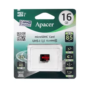 کارت حافظه‌ اپیسر 16 گیگابایت Micro SDHC memory Apacer Class 10 16GB