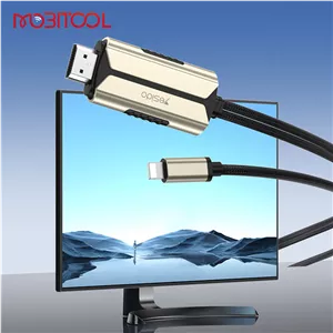 کابل hdmi به لایتنینگ 2 متری یسیدو Yesido HDMI to lightning HM13 200CM