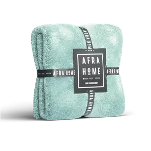 پتو دو نفره کلکسیون چهارفصل سایز 220*180 سانتی متر رنگ سبز آبی