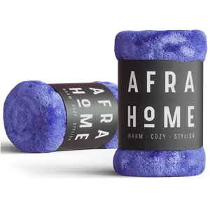 پتو نوجوان افرا کلکسیون چهارفصل سایز 180*140 سانتی متر رنگ آبی نیلی