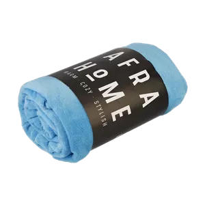 پتو مسافرتی ژله ای افرا یک نفره کلکسیون لاواترا سایز 210*170 سانتی متر رنگ آبی فیروزه ای