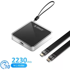 باکس و قاب هارد M.2 NVMe 2230 اوریکو مدل ORICO AP30-G2-BK-BP