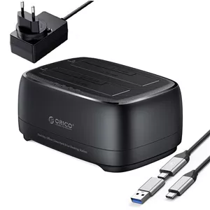 داک هارد دو سینی 2.5 و 3.5 اینچی USB-C اوریکو مدل 2Bay DD28C3-EU