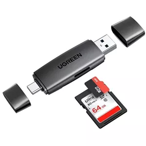 کارت‌خوان دو کاره USB 3.0 و Type-C یوگرین مدل CM304-80191
