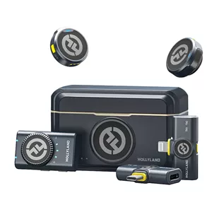 میکروفون بی‌ سیم یقه ای هالی لند LARK M2 DUO COMBO پک کامل کمبو