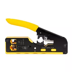 آچار شبکه میان گذر ونتولینک SNAPPLUG Open End مدل HT-718 CAT 7