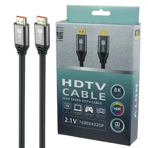 کابل HDMI 2.1V/8K پی نت پک کارتنی به طول 1.5 الی 5 متر 